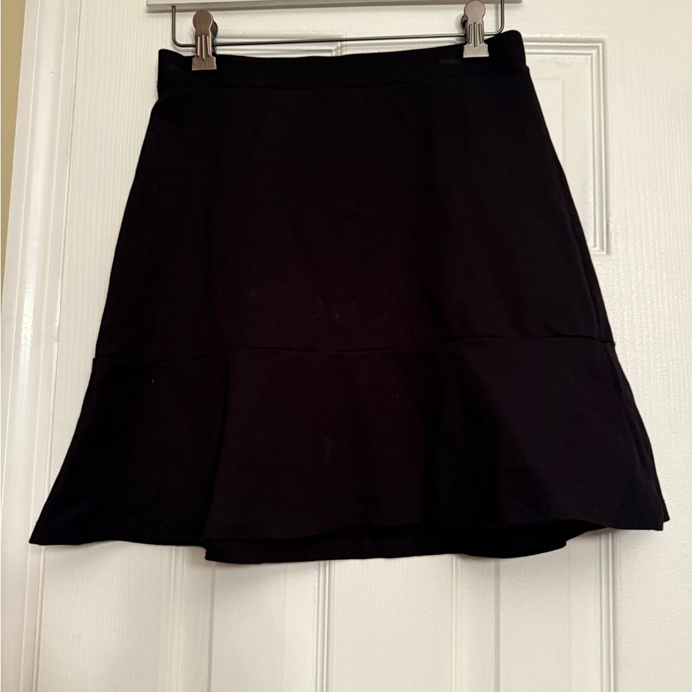 Ann Taylor LOFT Black A-Line Skirt XS small $89 Anthropologie